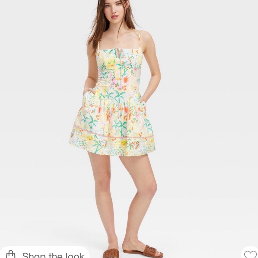 Roller Rabbit X Target Vacation Drop Waist Women’s Dress XL NWT - Picture 2 of 7